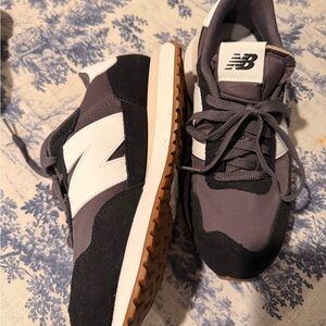 New Balance 237 Black, Gray, and White Sneakers